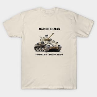 M50 Sherman blk_txt T-Shirt